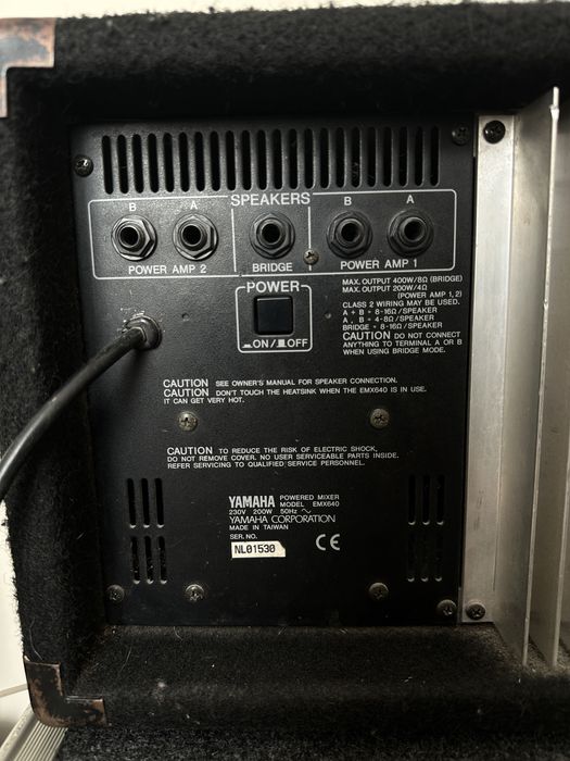 активний мікшер Yamaha EMX 640 + пасивні акустичні системи AKTON