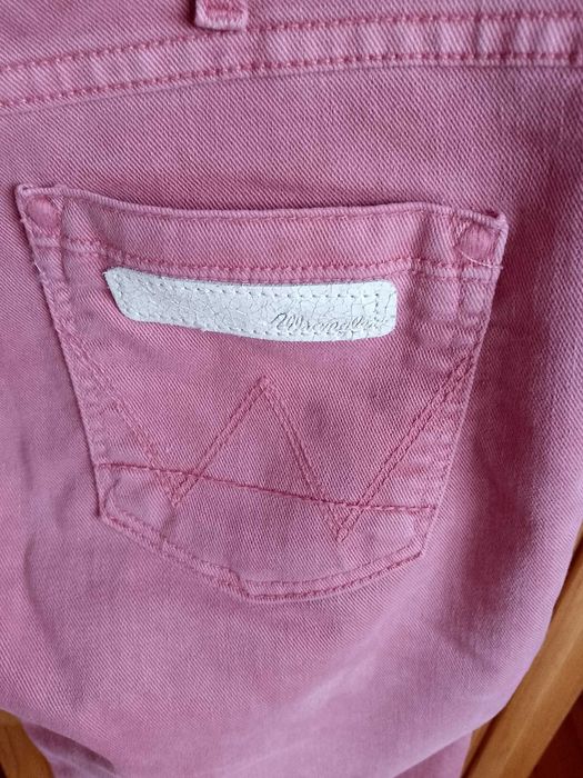 Różowe spodnie rurki jeans w29 l32