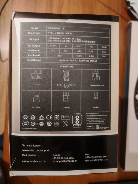 Zasilacz Komputerowy Antec Signature Platinum 1300W