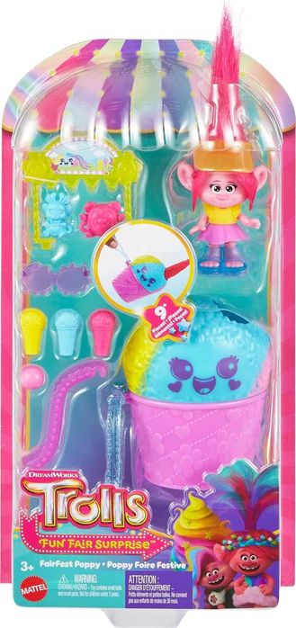 Mattel DreamWorks Trolls Fun Fair FairFest із лялькою Queen Poppy