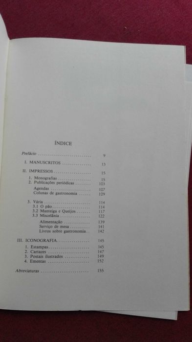 (Catálogo) Livros Portugueses de Cozinha-1989