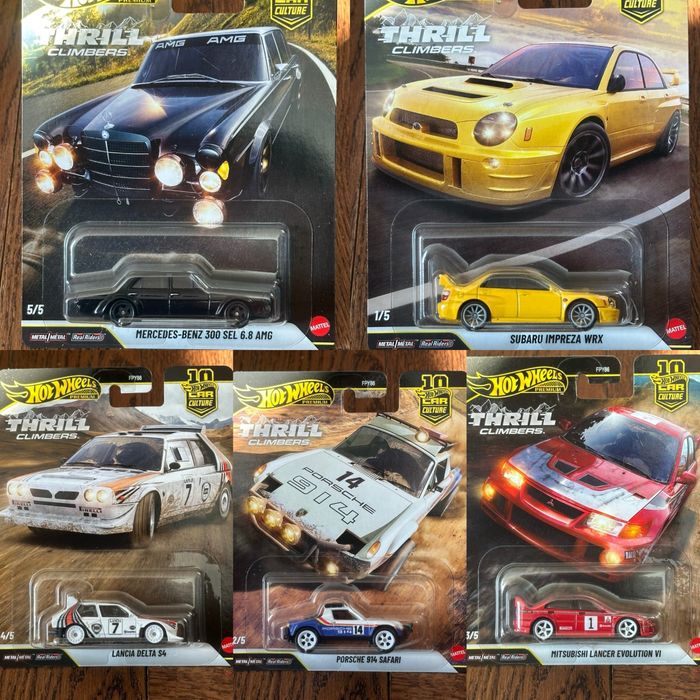 Машинки Premium Hot Wheels Thrill Climbers 1:64