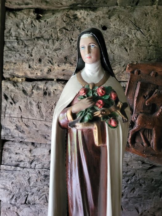 Duża 63 cm figura Święta Teresa od Dzieciątka Jezus