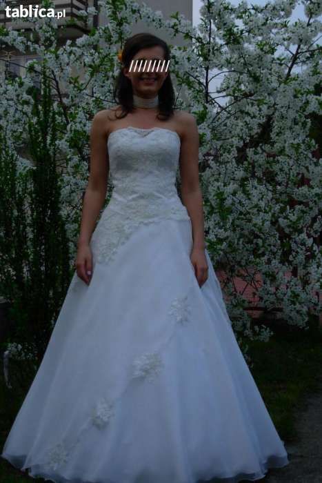 Suknia Ślubna rozmiar 36/38 kolor ecru