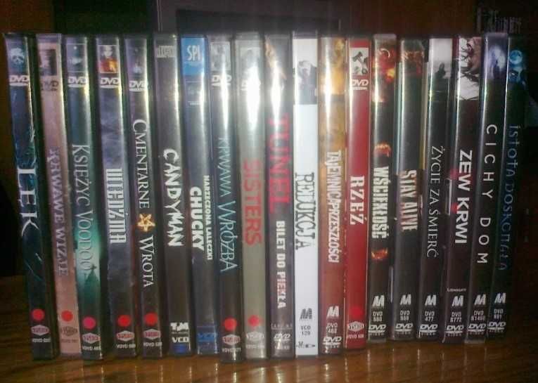 Filmy DVD HORRORY / 18 Filmy - po 8 zł film !