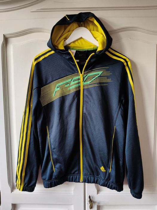 Bluza z kapturem, rozpinana: Adidas F50 - rozm.M