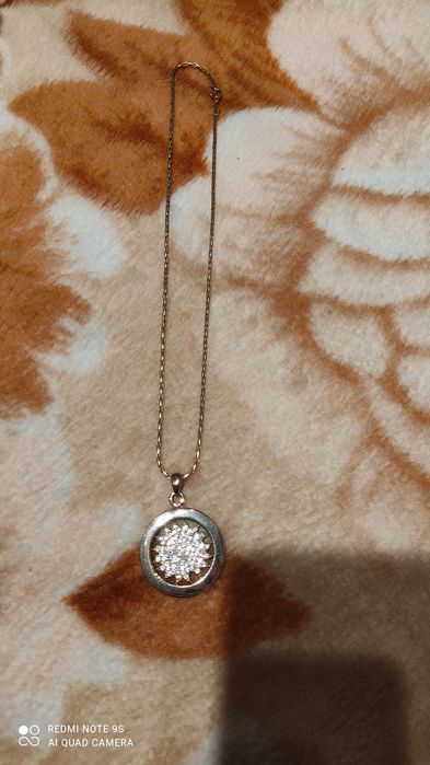 Naszyjnik pozłacany