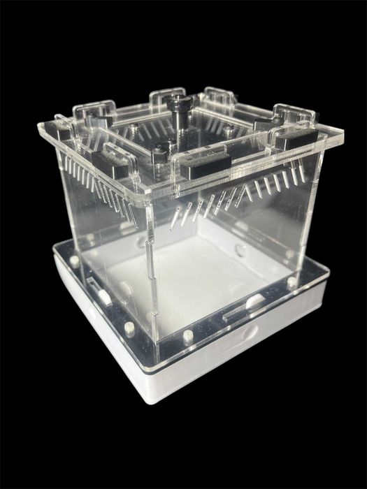 Арена для муравьиной фермы 15х15х13.5 см , двойная крышка с задвижками