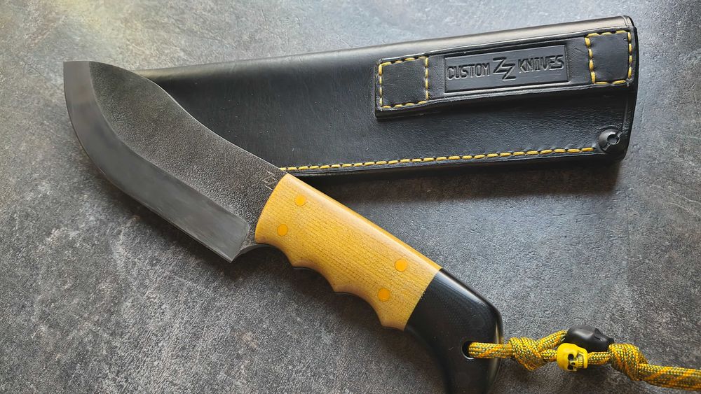 Nóż ZZ Custom Knives, SCAGELL, G10, micarta