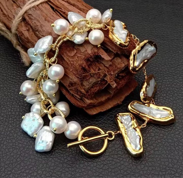 Комплект серьги и браслет