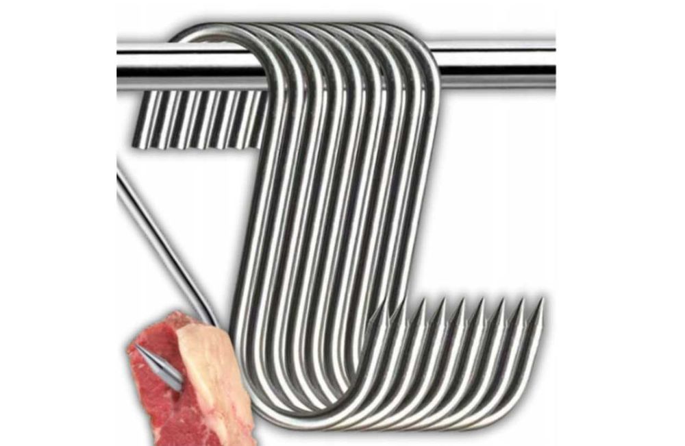 Hak wędliniarski 10szt. do wędzenia 15cm x 3mm ZESTAW