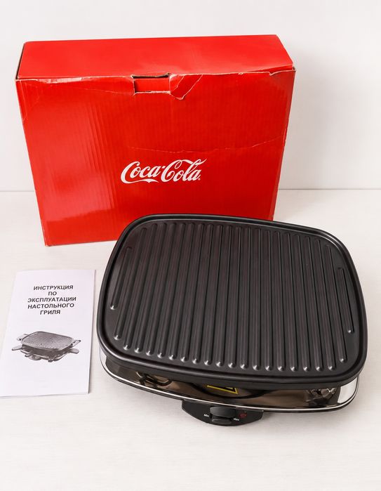 Електрогриль Coca-Cola Raclette | Новий | Повний комплект