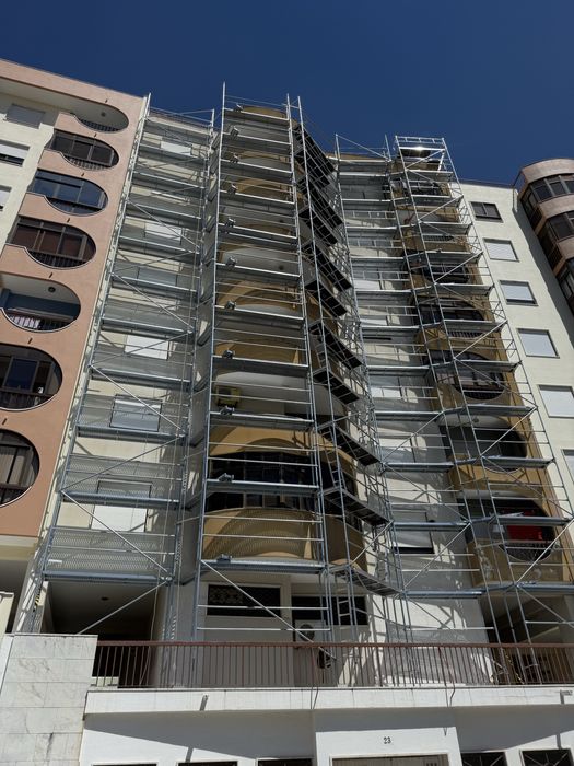 Aluguer de andaime europeu R75 Certificado