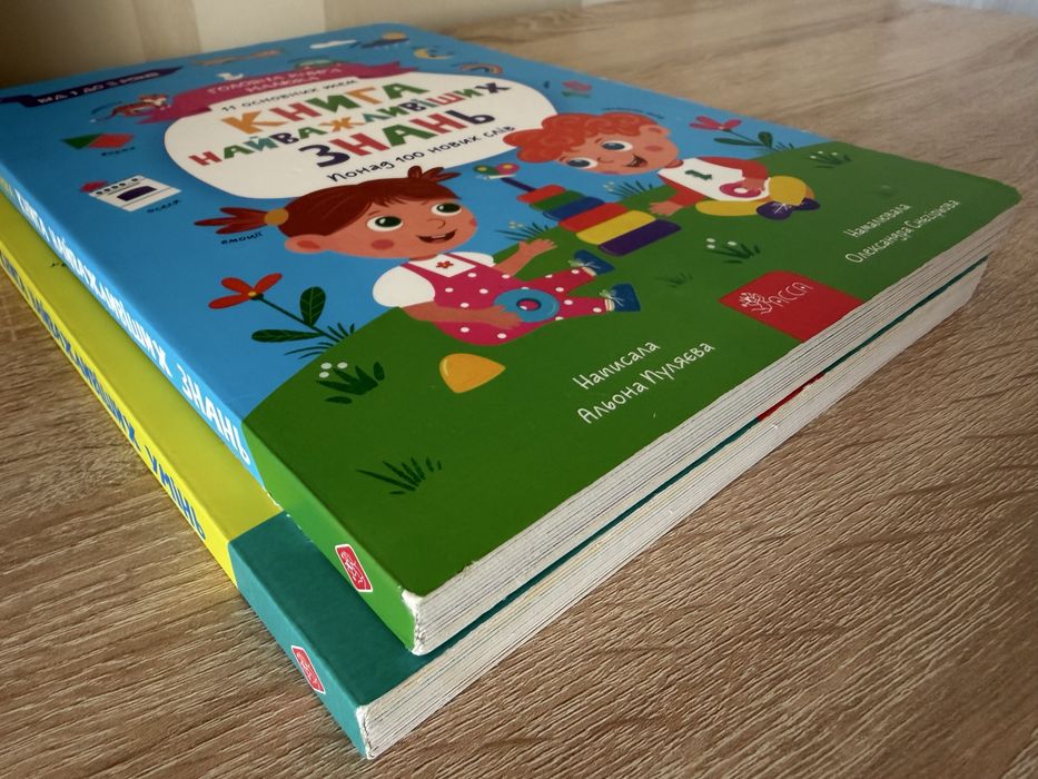 Розвиваючі книгиʼʼГоловна книга малюкаʼʼ: книга знань та книга умінь