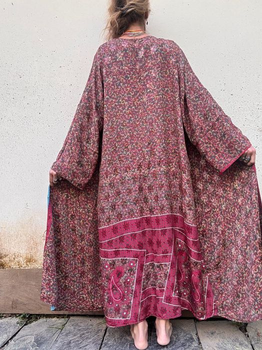 Kimono narzutka plaszcz Indie boho