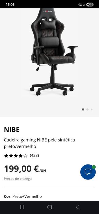 Cadeira Gamer 1 ou 2