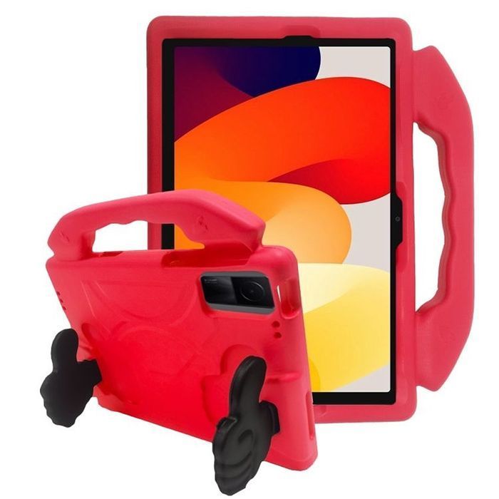 Etui Ochronne do iPad 9/8/7 10.2" Silikonowe Stojak Czerwone