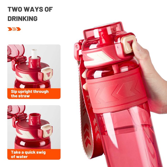 Пляшка для води шейкер для залу спортивна вело TKK 1020 850мл Тритан