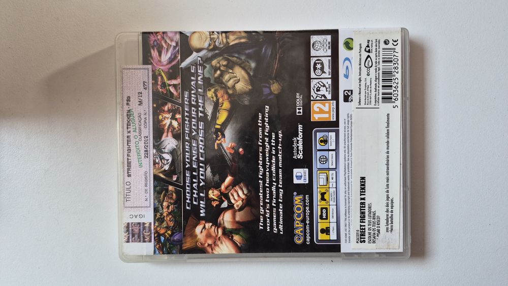 Jogo Ps3 Street Fighter X Tekken