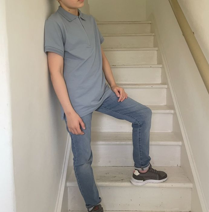 Футболка дитяча голуба