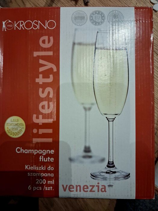 Krosno kieliszki do szampana