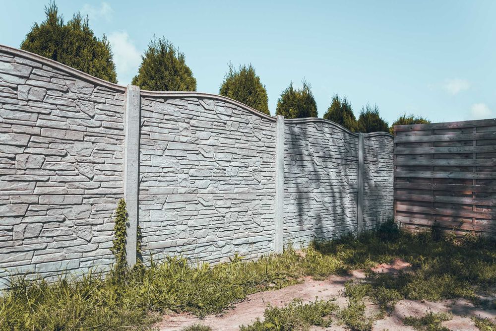 ogrodzenia betonowe, ogrodzenie betonowe wysokość 150cm