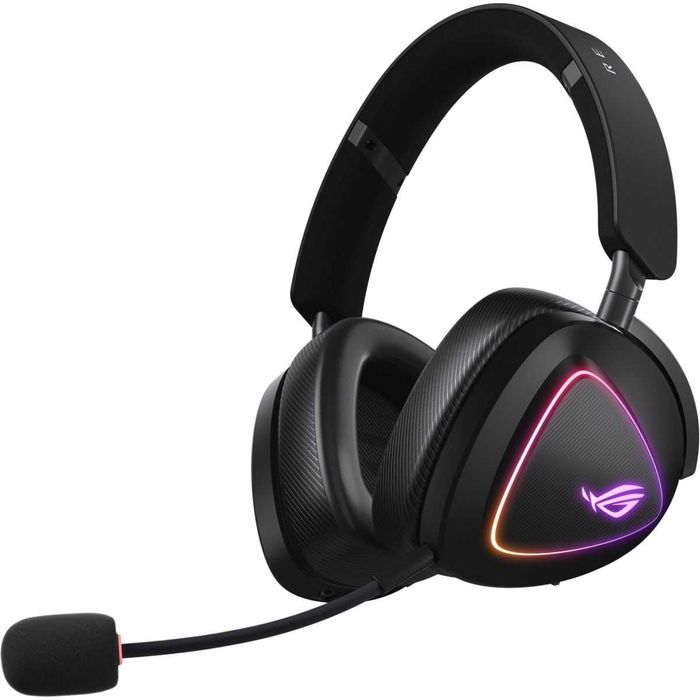 Навушники з мікрофоном ASUS ROG Delta II Black (90YH03W0-BHUA00) | Ігрова гарнітура ПРЕМІУМ