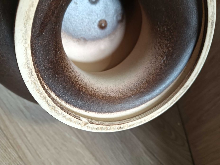 Patera ceramiczna na nodze ozdobna na stroik na owoce