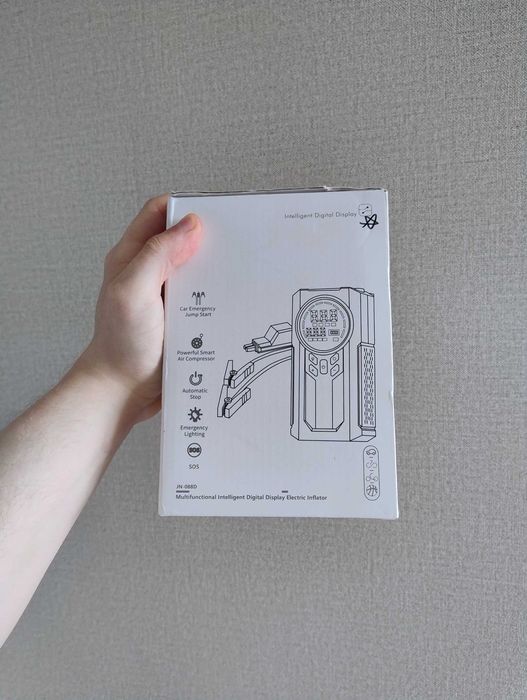 Автомобільний Компресор + Бустер (пусковий пристрій) + повербанк