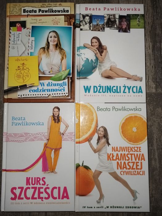 4 x Pawlikowska W dżungli życia codzienności kurs szczęścia największe