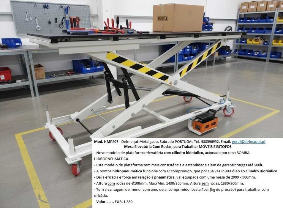 Plataforma, mesa de trabalho