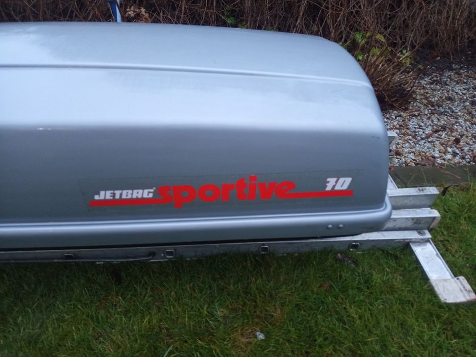 Box narciarski duży kompletny boks bagażnik dachowy Jetbag 320 l