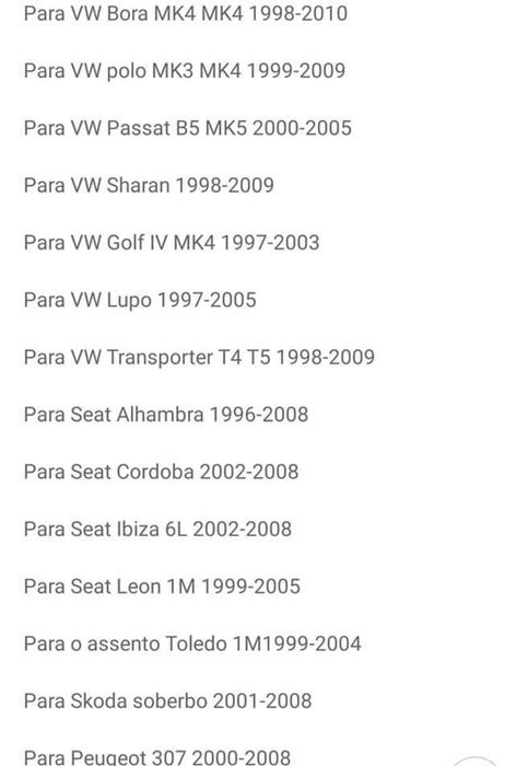 Rádio Android 14 com GPS Volkswagen Golf 4/Passat B5/SEAT LEON