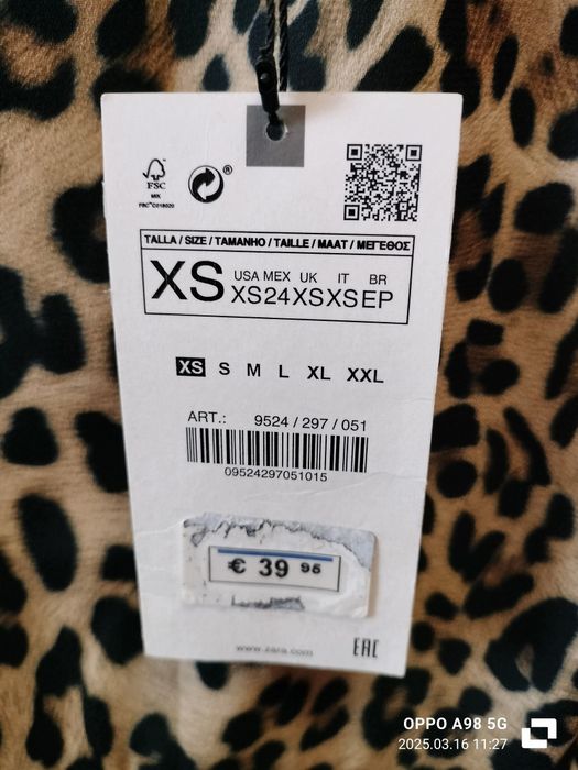 Плаття Zara, розмір XS.