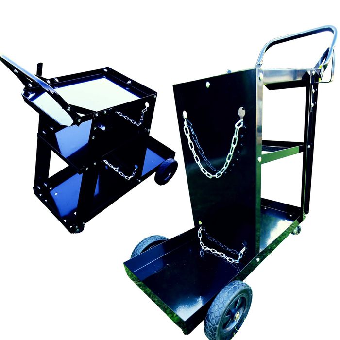 Wózek spawalniczy z półką na butlę 3 półki udźwig 60 kg wysyłka