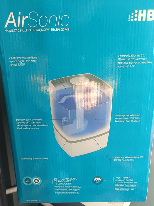Sprzedam nawilżacz ultradźwiękowy AirSonic