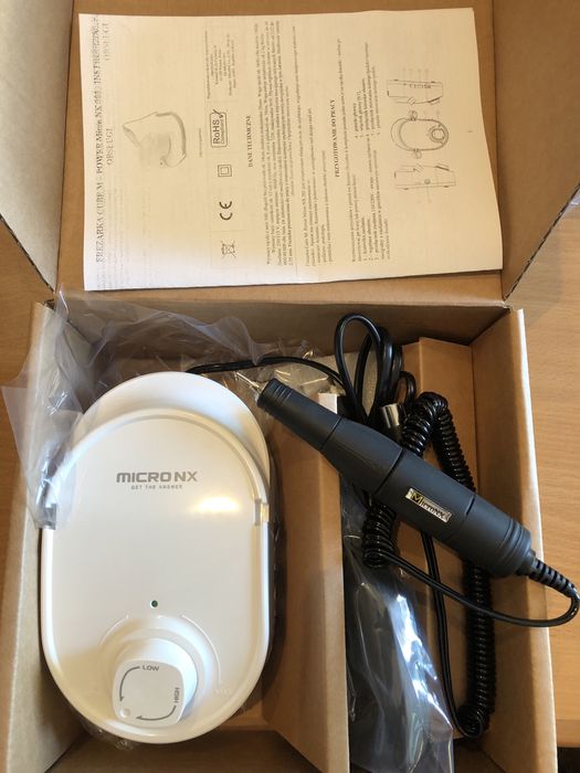 Frezarka do pedicure MicroNx 201n z raczka turbo