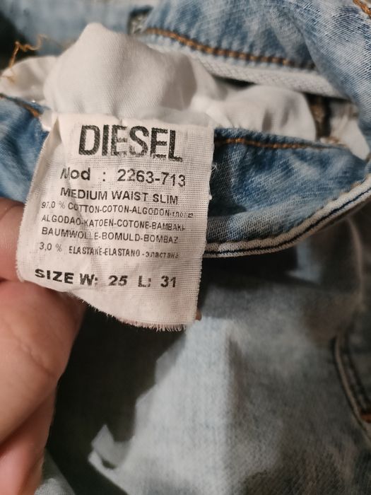 Jeansy disel w25 l31