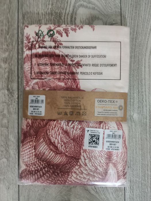 Zestaw 3 wielofunkcyjnych ręczników kuchennych Miękkie chłonne ścierec