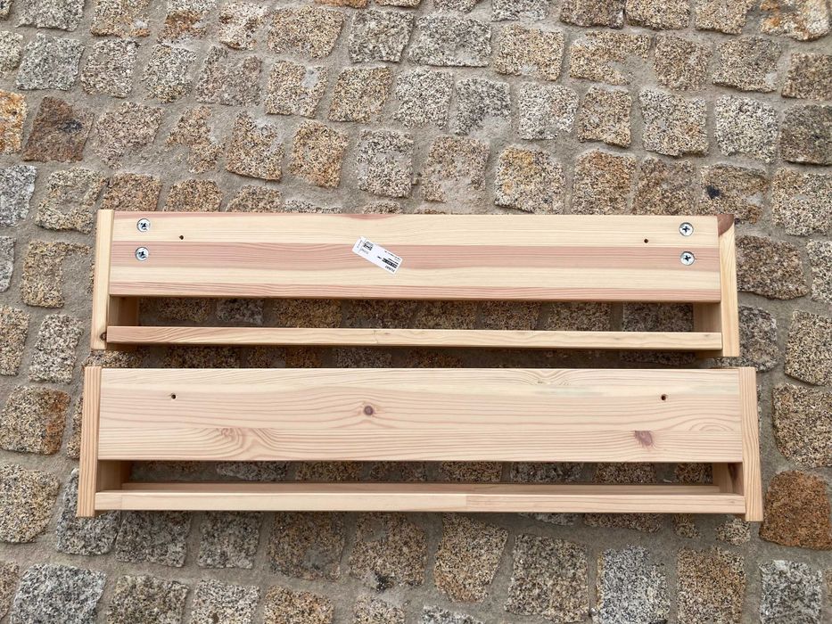 2 Prateleiras 70x9x16 cm