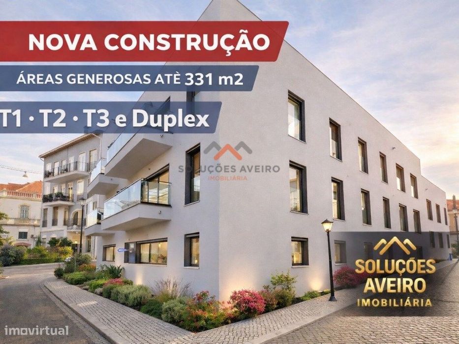 Apartamento T1 com 77 m² | Lugar de Garagem - Centro de Esgueira