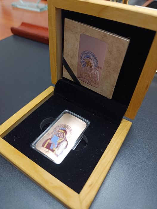 Інвестиційна колекційна унція СРІБЛА." Ікона Почаївської Божої Матері"