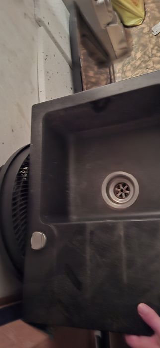 Zlew kamienny czarny