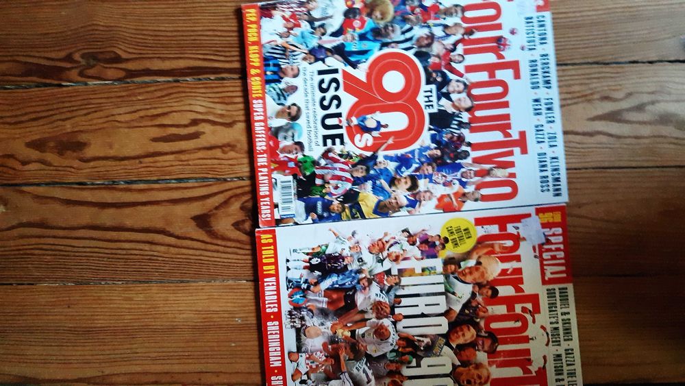 Vendo 2 revistas FourFourTwo (inglesas- futebol)