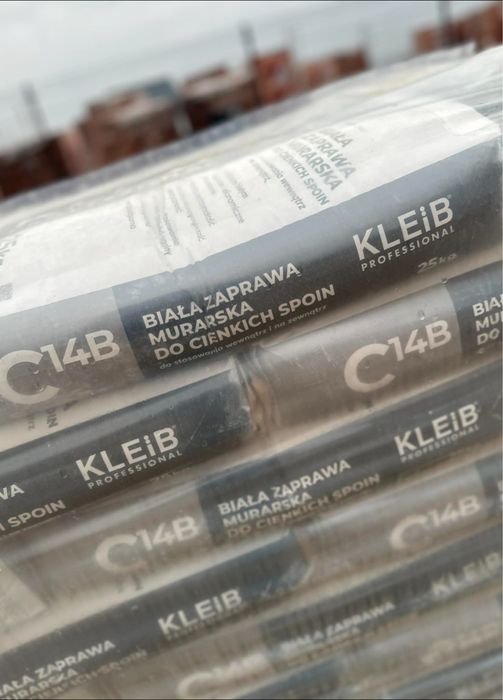 Biala zaprawa murarska KLEIb c 14 b