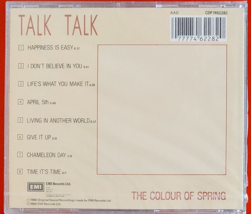 CD TALK Talk - The Colour of Spring