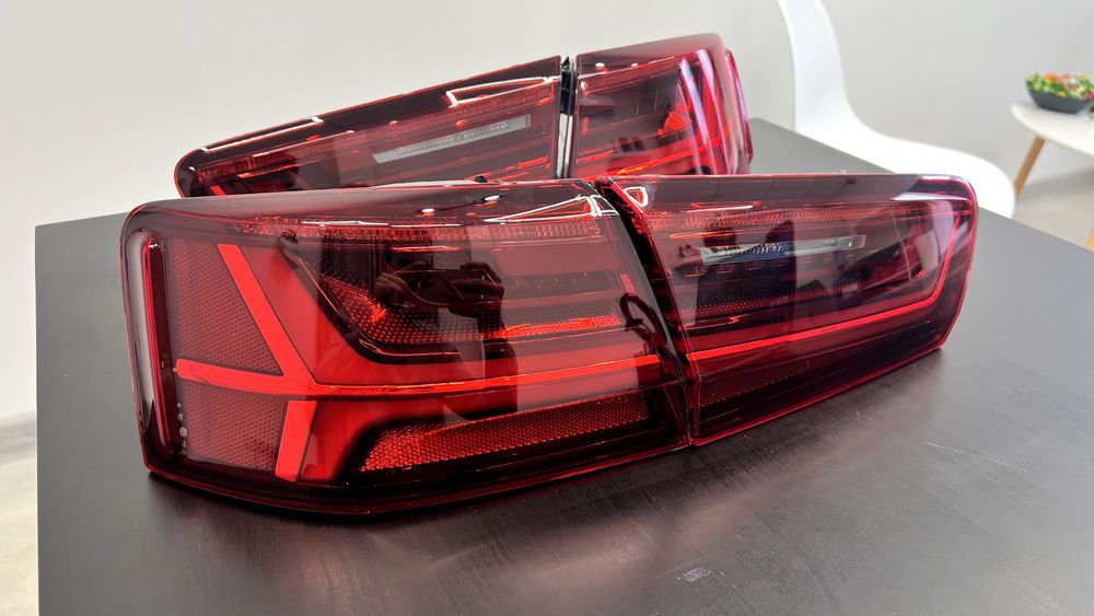 Задні стопи LED - Audi A6 C7 (седан, рестайлинг 2016рік) -  США