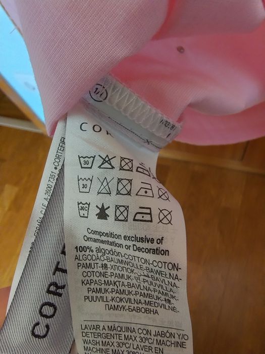 Blusa Rosa Cortefiel - M