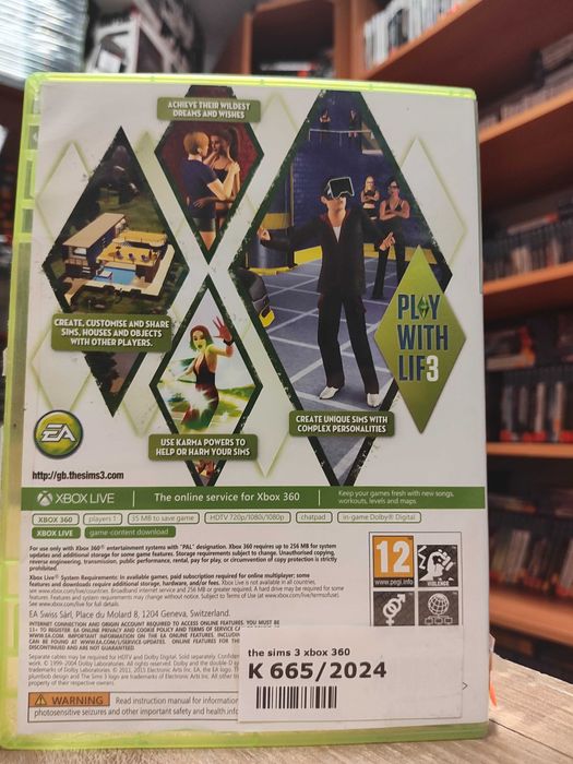 The Sims 3 XBOX 360, Sklep Wysyłka Wymiana