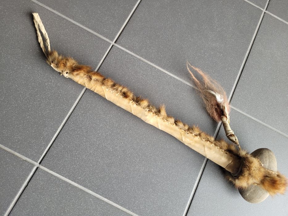 Atrybut indian Ameryki Północnej Nawaho - TOMAHOWK Maczuga oryginalna